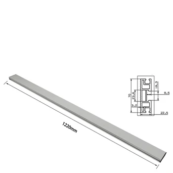 

1220mm Aluminium Profile 70mm height T-tracks For Woodworking workbench DIY tools