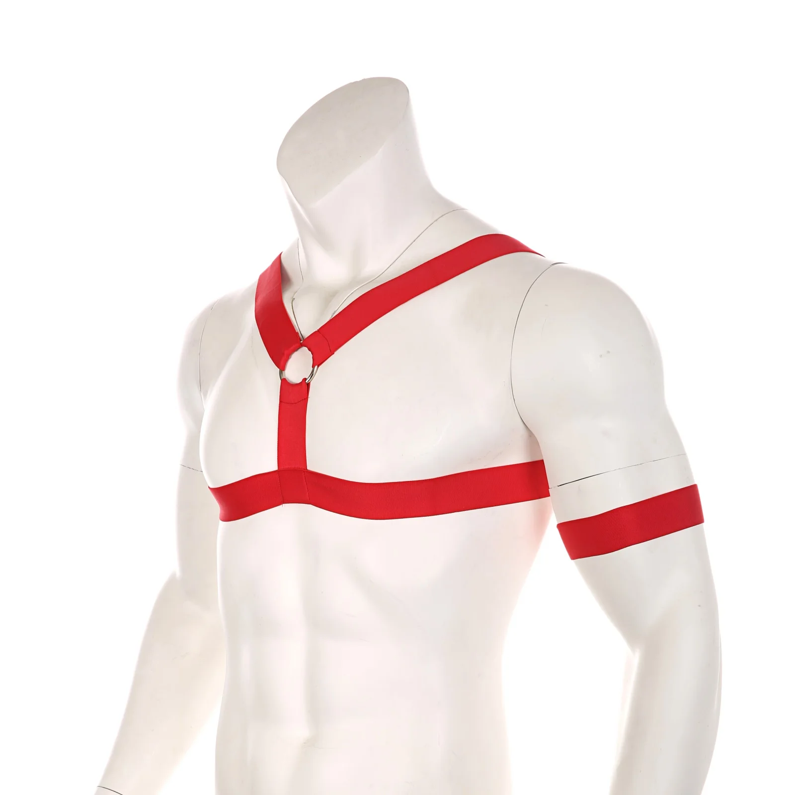 Cosplay Costume Mens Bondage Lingerie Sexy Fetish Wear Sexy Men's Body Chest Harness Bondage Halter Neck Men Lingerie