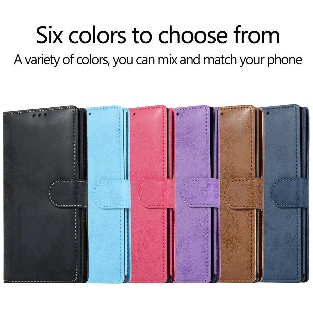 Магнитный чехол бумажник A51 A71 для Samsung S20 S10E S8 S9 Note 20 10 9 8 Ultra Plus A81 A91 A50 A70 A20 A30 S