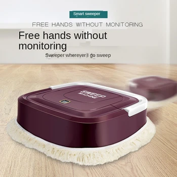 

Household Vacuum Cleaner Automatic Floor Popping Robot Wet And Dry Dust Hair Lazy Artifact Charging Universal Rotation