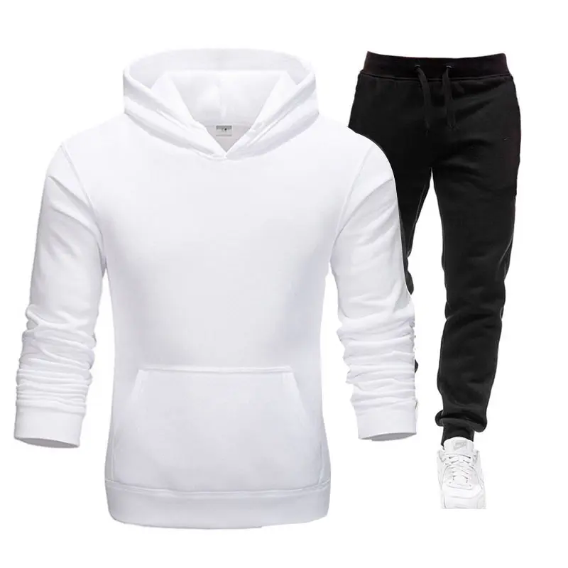 

Men/Women Autumn Winter 2 Pieces Hoodies Sweatshirt Set Casual Fashion Clothes Streetwear Hooded Jacket Sweawtshirts+Sweatpants