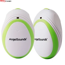 Портативный фетальный допплер детский звук ангел сердцебиение монитор для беременных наушники USB кабель+ наушники розовый/зеленый гель опционально