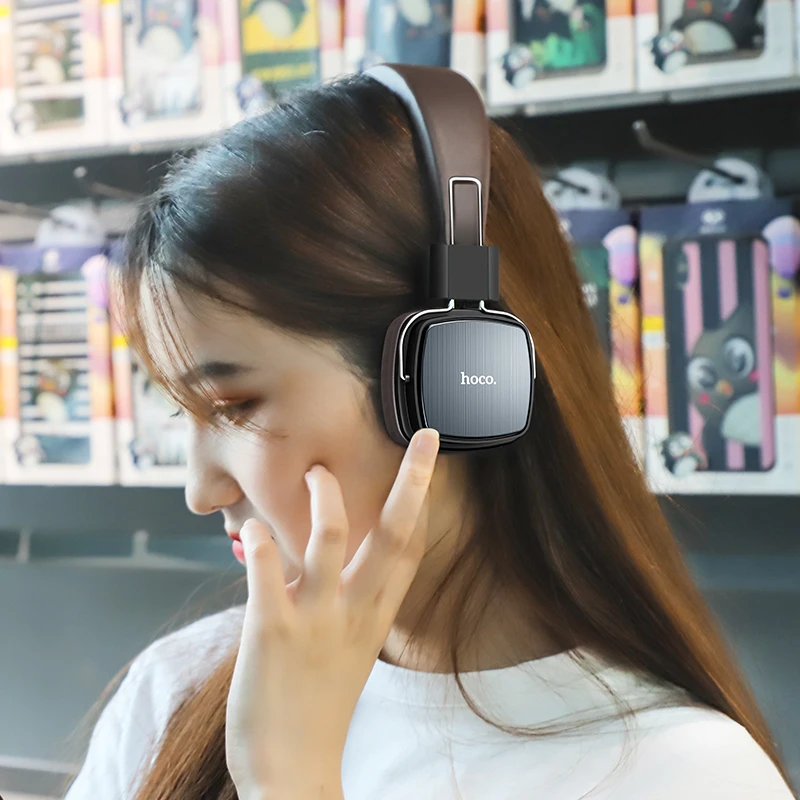 Беспроводные наушники HOCO W20 2 шт./лот оптом Bluetooth складная стереогарнитура аудио Mp3