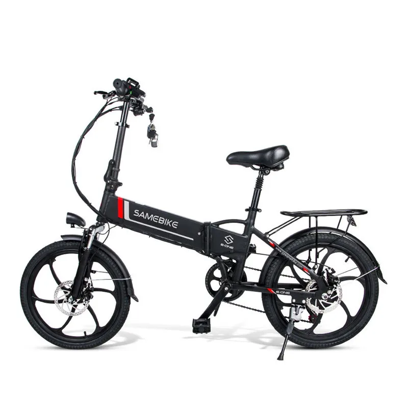 Samebike 20LVXD30 портативный складной электрический велосипед 20 дюймов шины 350 Вт Мотор ebike Макс 35 км/ч e велосипед для взрослых-черный/белый