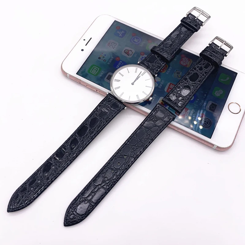 Replacement Watchbands for Longines L2 L4 Genuine Leather Strap 13mm 18mm 20mm Watch Bands for Man Women Bracelet Clasp