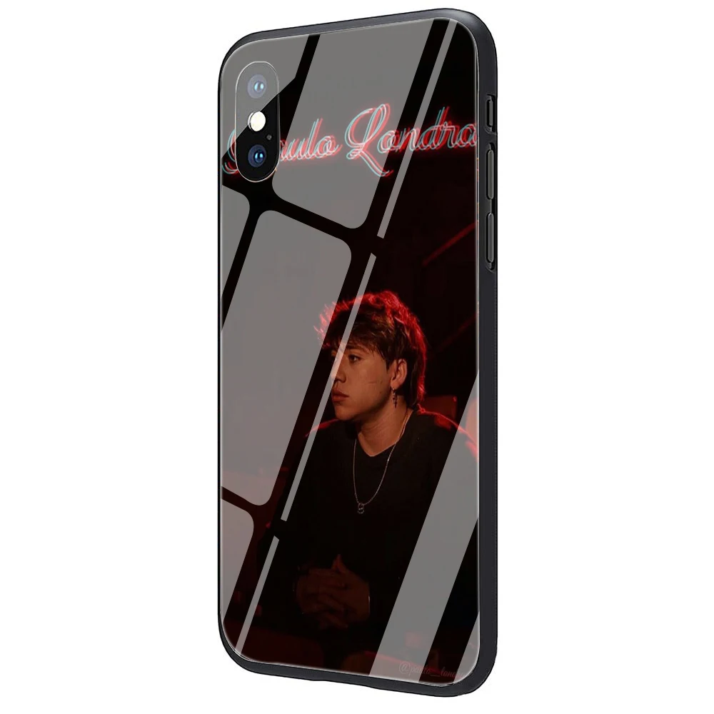 Чехол Paulo Londra Rapper из закаленного стекла для телефона iPhone 5 5S 6 6S Plus 7 8 Plus X XS XR 11 Pro Max - Color: G8