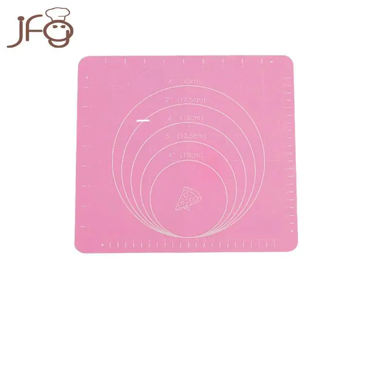 

Small Silicone Baking Mat Section Flour Dough Pastry Rolling Pad Tray Blue Pink Kitchen Environmental Protection Tool