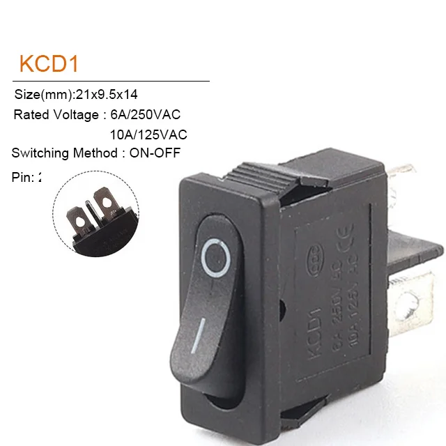 2Pin Black Black