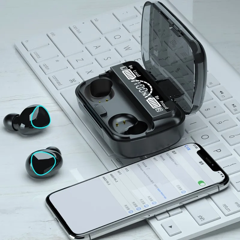 3500mAh Bluetooth TWS Wireless Headphones V5.1 Earphones Sports Earbuds 9D Stereo Waterproof Touch Control Headsets LED Display