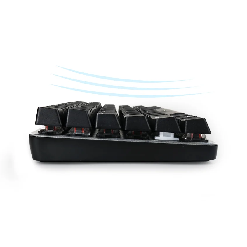 Mechanical Keyboard Black White Blue Pink Color Slim Mini Keyboard 82 Keys Swap Switch Mechanical Keyboard for Gaming Office