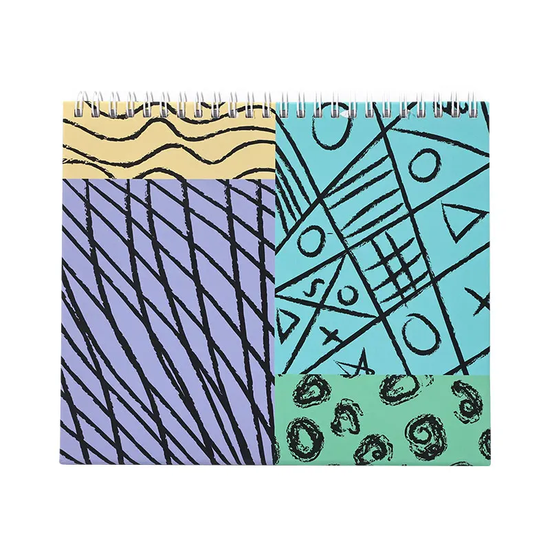 New Caderno Desk Calendar Pop its Notebook Bubble Fingertip Silicone Case Notepad Student Decompression Stationery Toys Gift