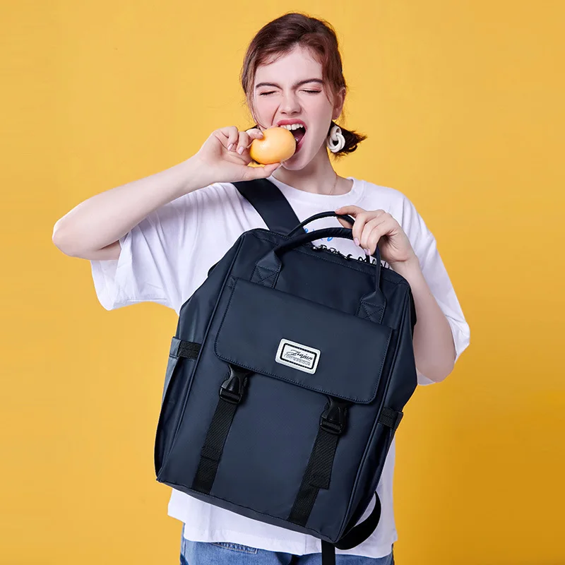 

Summer New Style Hand Backpack Women's Korean-style Backpack Simple Schoolbag Large Capacity Computer Bag Cross Border