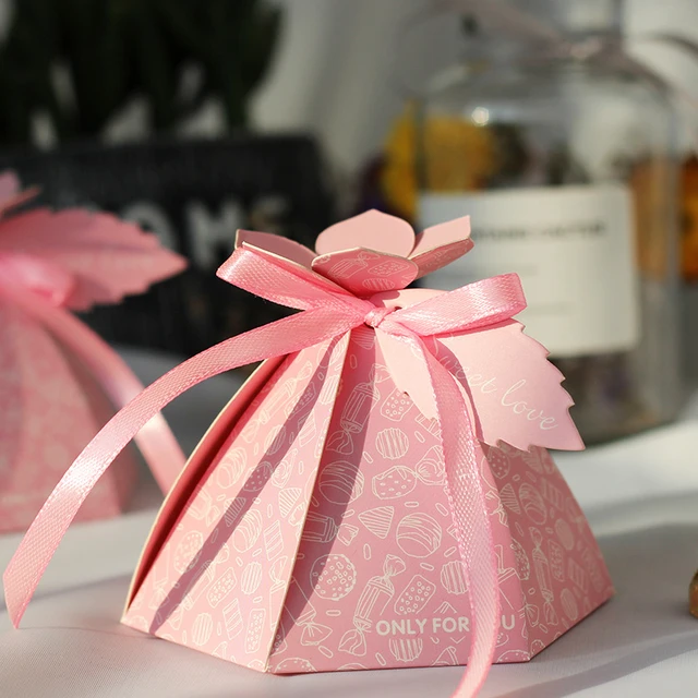 flower favor bags