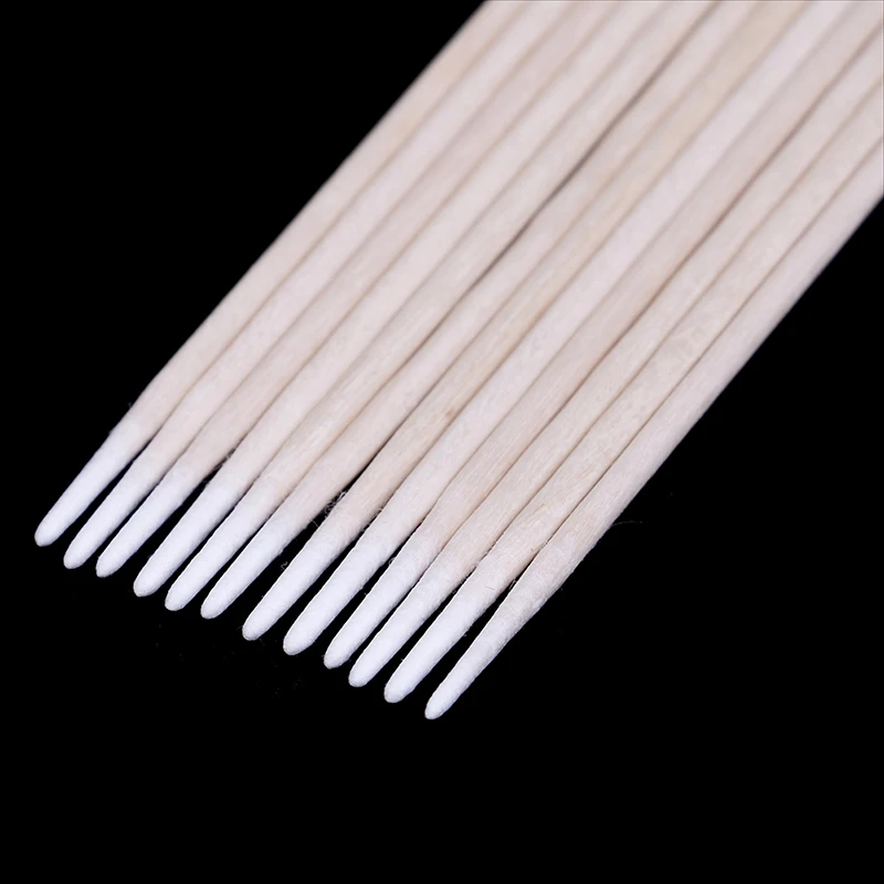 300Pcs Permanent Makeup Ear Cleaning Cotton Swabs Tampons Makeup Stick Pointed Swabs Beauty Tools Hot Sale