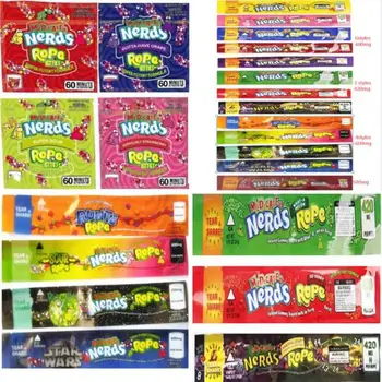 

Square Medicated Nerds Rope Gummy Bag 600mg Mylar Zipper Bag Vape 3 5g Mylar Bag Miami Zourz Money Bag