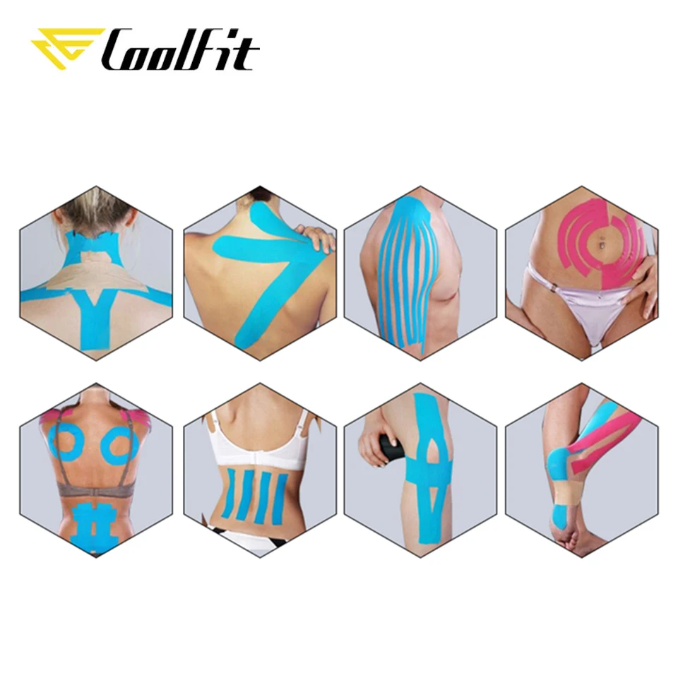 CoolFit Elastic Sports Kinesiology Tape