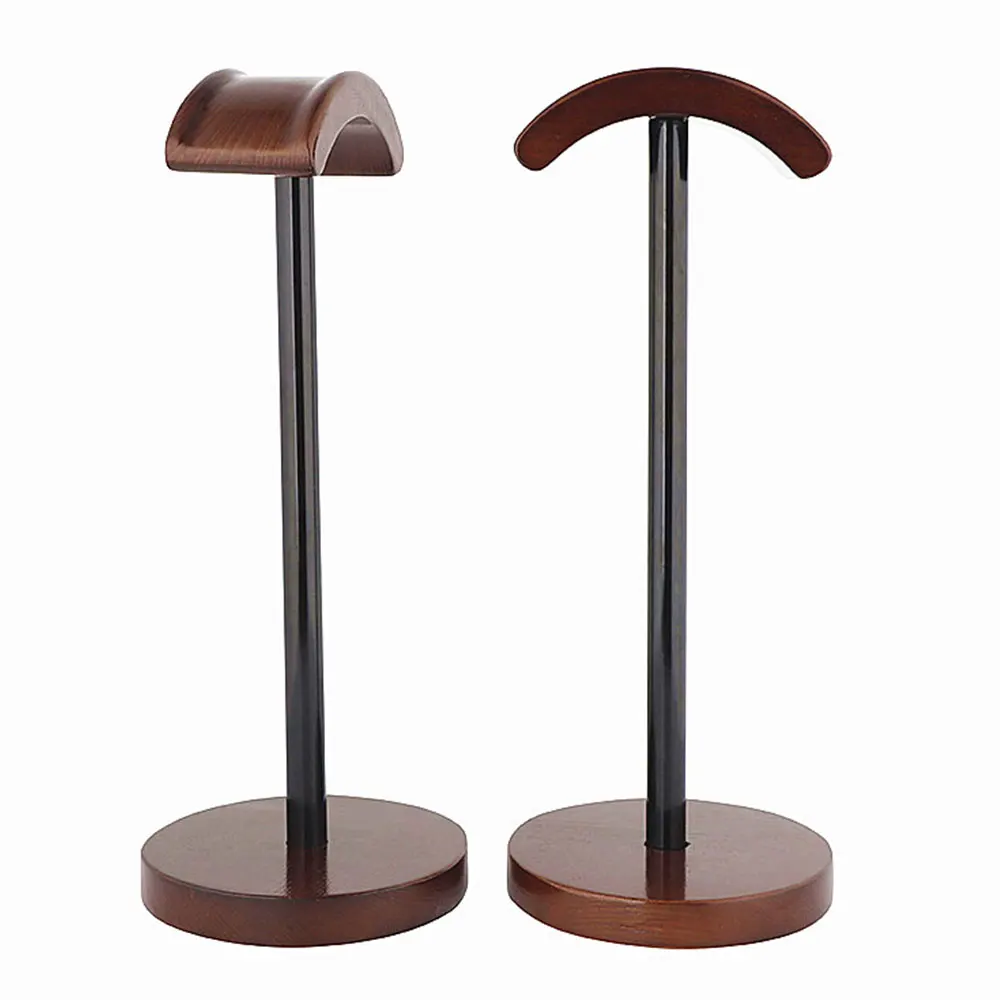 Portable Headphone Holder Wooden Useful Support Stand Headset Display Rack Universal Headphones Device Accessories