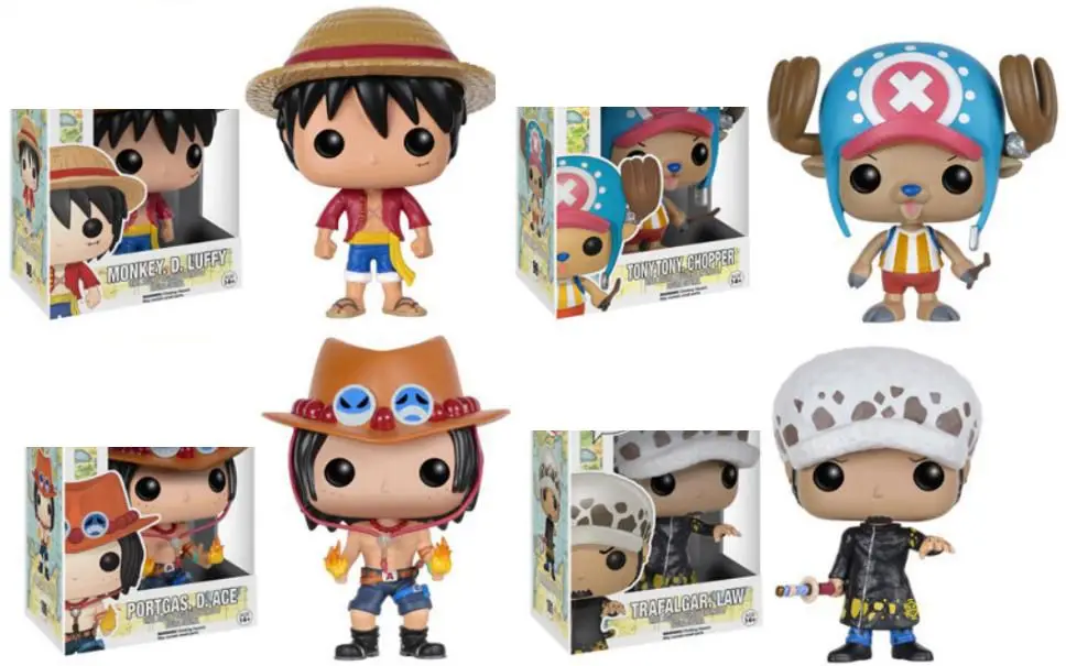 Luffy 98 # Chopper 99 Dace 100 Law 101 фигурки коллекционные модели игрушки для детей подарок на