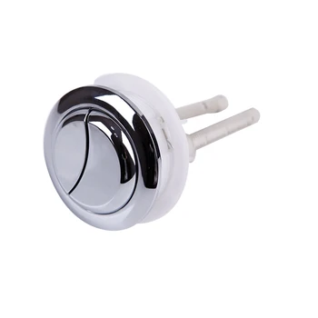 

1pc Cover Durable Flush Practical Dual Valve Round Button Accessory Cover for Toilet Water Tank Bathroom