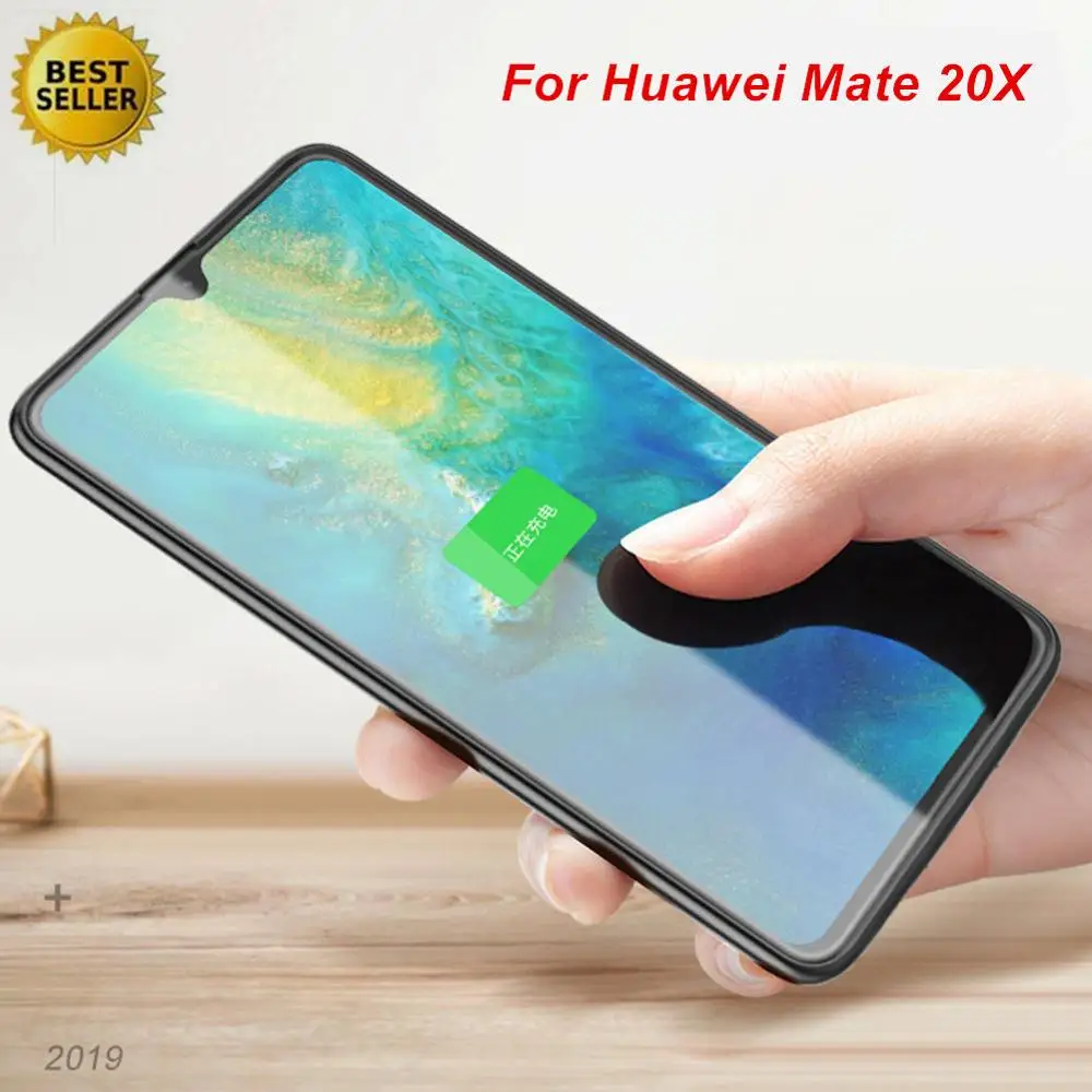6000 мАч для huawei mate 20X чехол для аккумулятора подставка для смартфона крышка батареи внешний Смарт-аккумулятор для huawei mate 20X зарядное устройство чехол