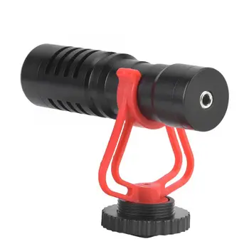 

Mini Portable Microphone with Anti-Shake Bracket for DSLR Cameras Mobile Phone fotografia acessorio