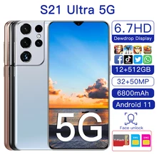 Elenxs 512GB 5G Supervooc Wireless Charging Deca Core Face Recognition 48mp New Android11