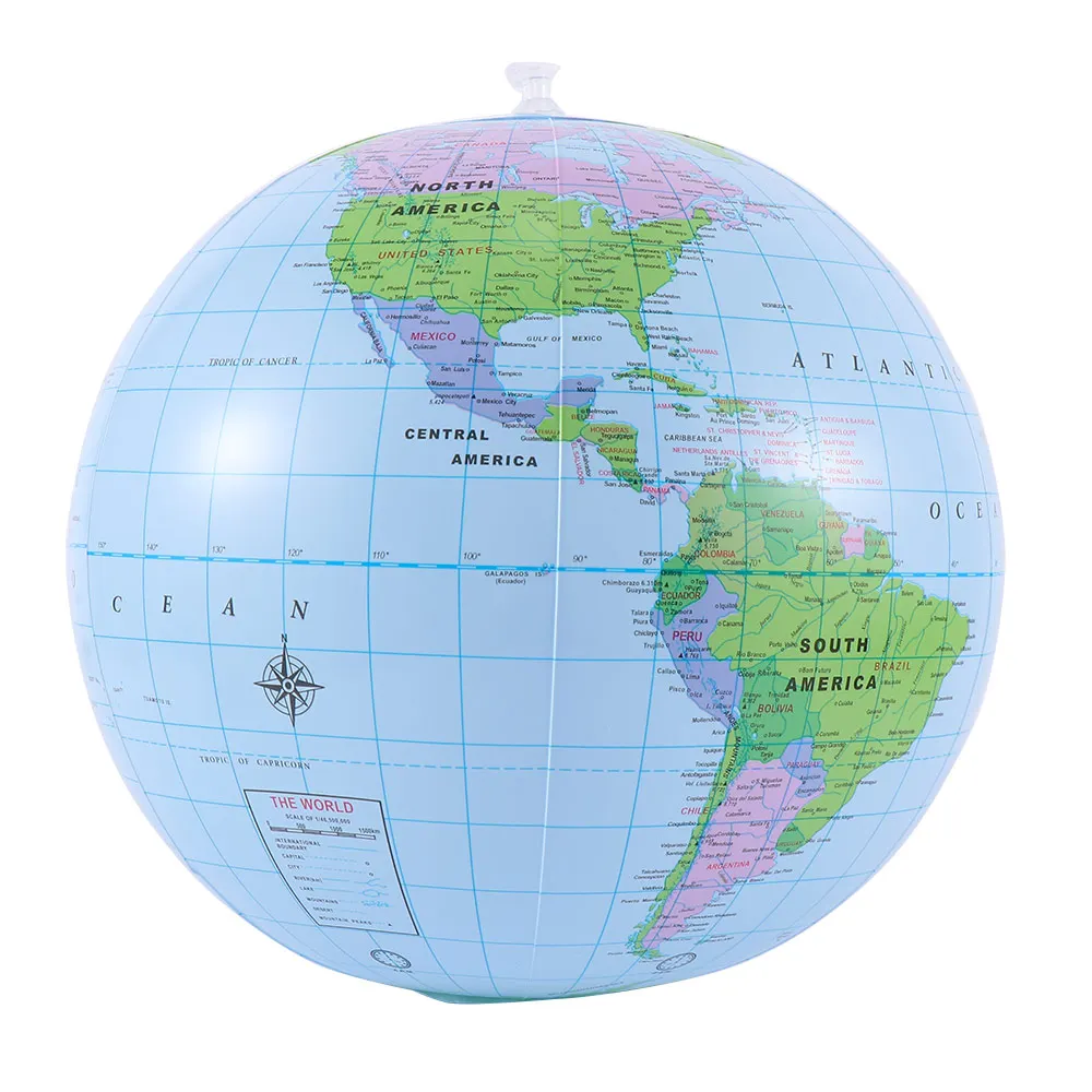 1 шт. 40 см надувной мир Глобус Обучающие, развивающие географическая игрушка карта надувной ПВХ шар пляжный шар детские игрушки подарки