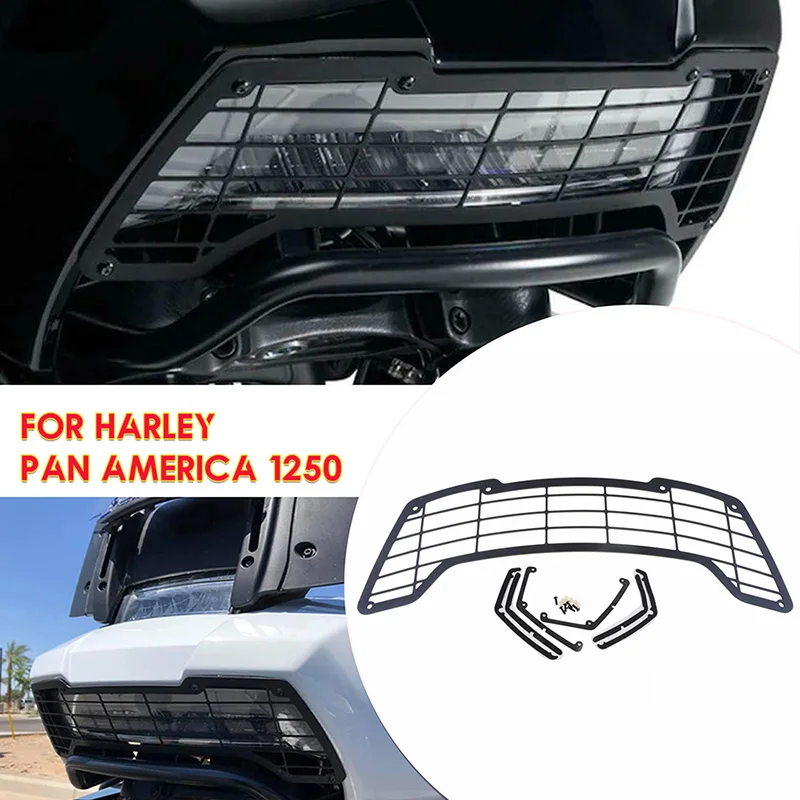 Motorcycle Aluminium Headlight Protector Grille Guard Cover Protection