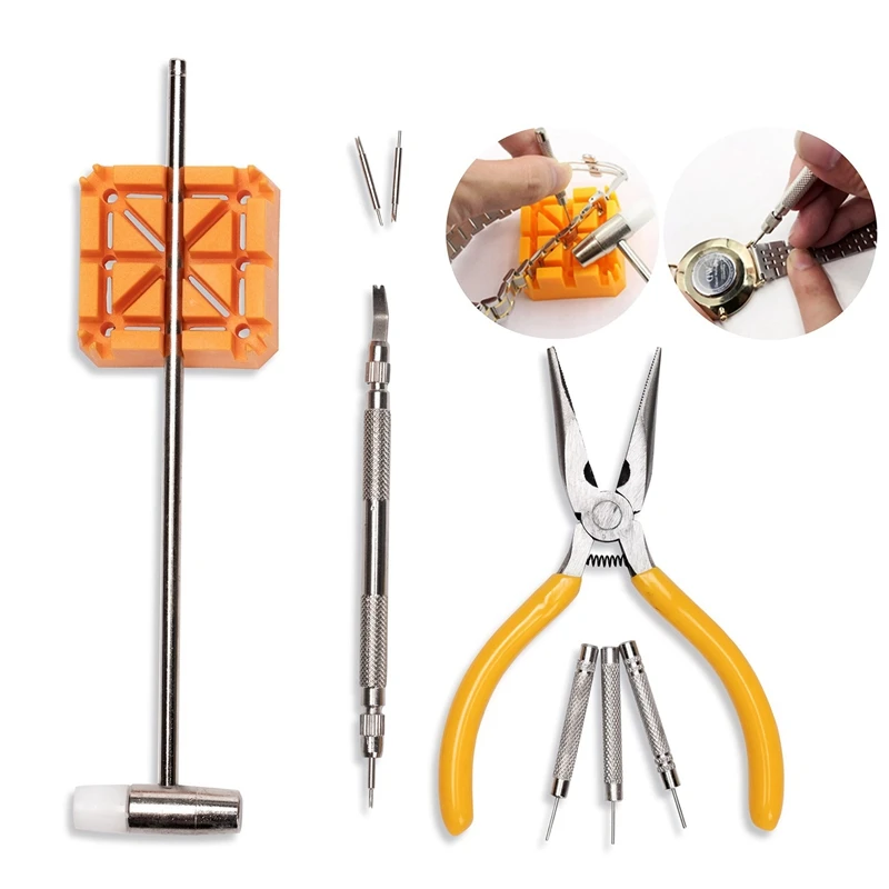 

39 Pieces Of Watch Repair Tool Kit Watch Opener Watch Repair Tool Spring Bar Remover Screwdriver Watch Repair Tool Opener Batter