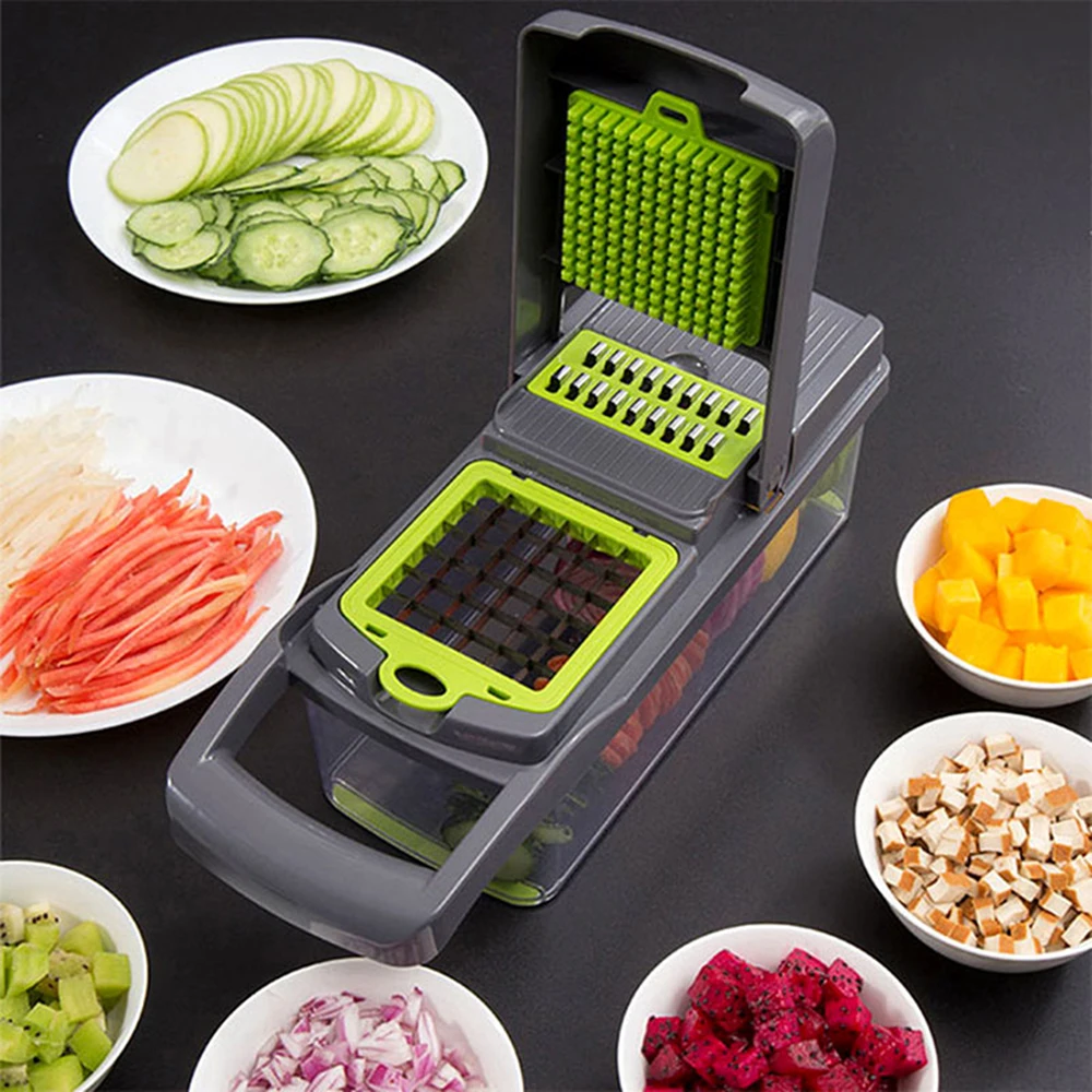 

Multifunctional Vegetable Cutter Mandoline Slicer Fruit Cutter Potato Peeler Carrot Cheese Grater Slicer Kitchen Gadget