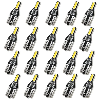 

20Pcs LED T10 501 194 W5W 7020SMD Car CANBUS Error Free Wedge Light Bulb White