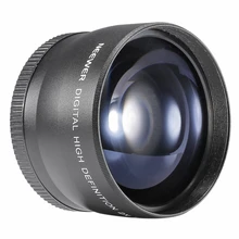 58mm 2X telefoto Lens Tele dönüştürücü Canon Nikon Sony Pentax için 18 55mm