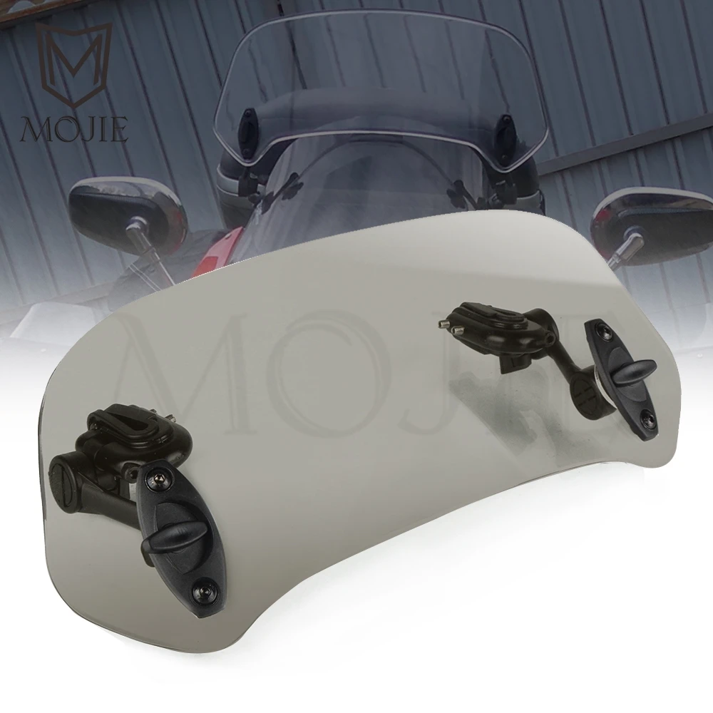 

Motorcycle Windshield Extension Spoiler Windscreen Air Deflector For Kawasaki Versys X300 VN 1500 1700 650 2000 900 750 VULCAN