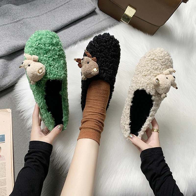 

Boat Shoe Shoes Woman 2019 Autumn Women's Moccasins Casual Female Sneakers Loafers Fur Flats Modis Shallow Mouth Round Toe New