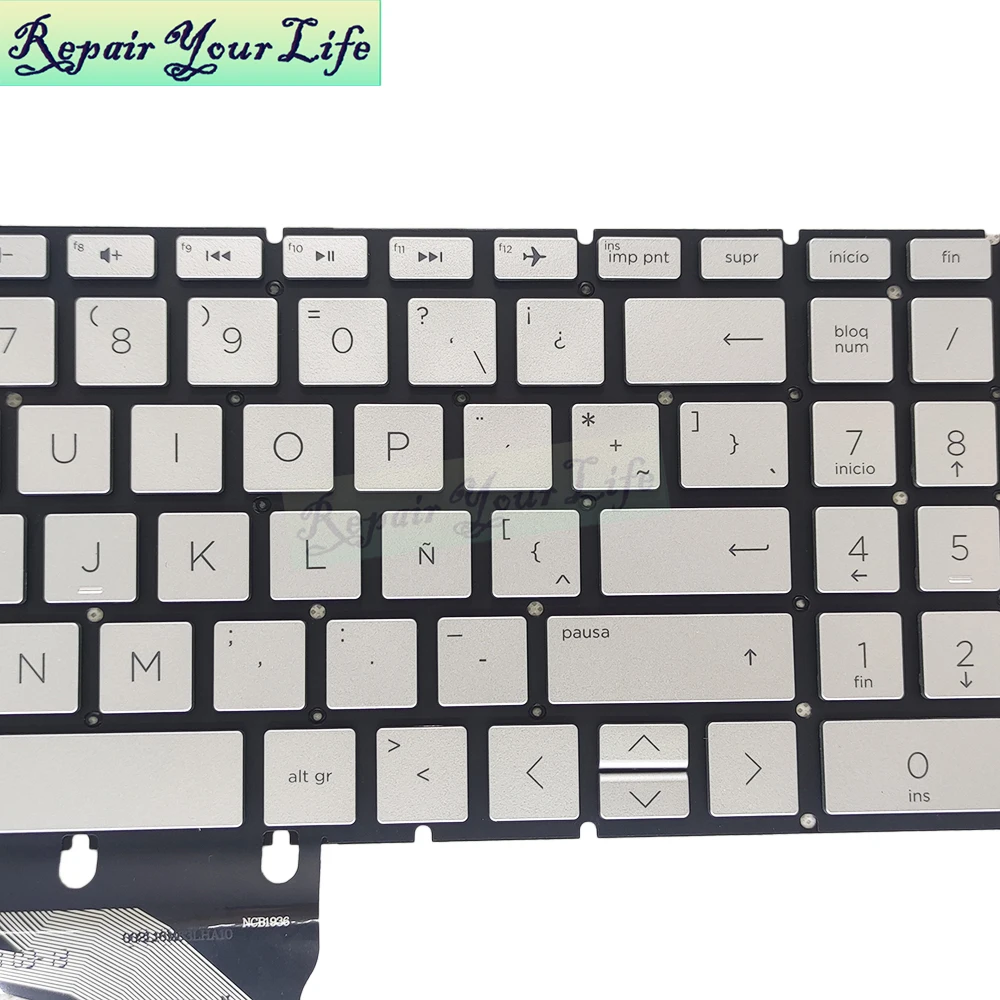 Latina Chinês Coreano Laptop pc Retroiluminação do Teclado para hp Pavlova 15-bs 15-bp 15-bw 15t-bs 17-bs 250 256 g6 L60341161 L60344-ad1 - Imagem 2
