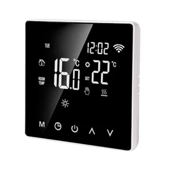 

LCD Display Smart Thermostat High-power Hotel Electric Heating Touch Screen Bedroom Home Office Floor Temperature Controller