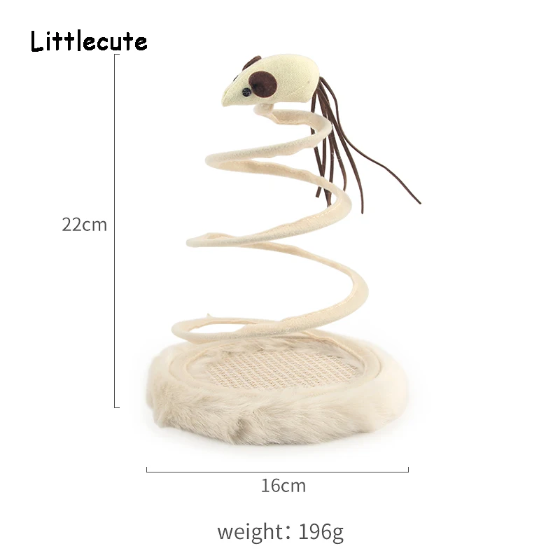 3 стиля, плюшевые весенние игрушки для кошек с мышкой, милые игрушки для домашних животных, игрушки для кошек, котенок, спиральная Весенняя забавная игрушка для кошек