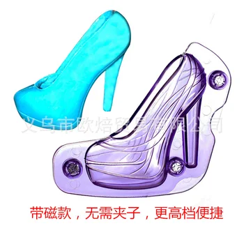 

3D Handmade Plastic Women's Platform High Heels Chocolate Mold Fondant Cake Bakery Mode Cake Tool