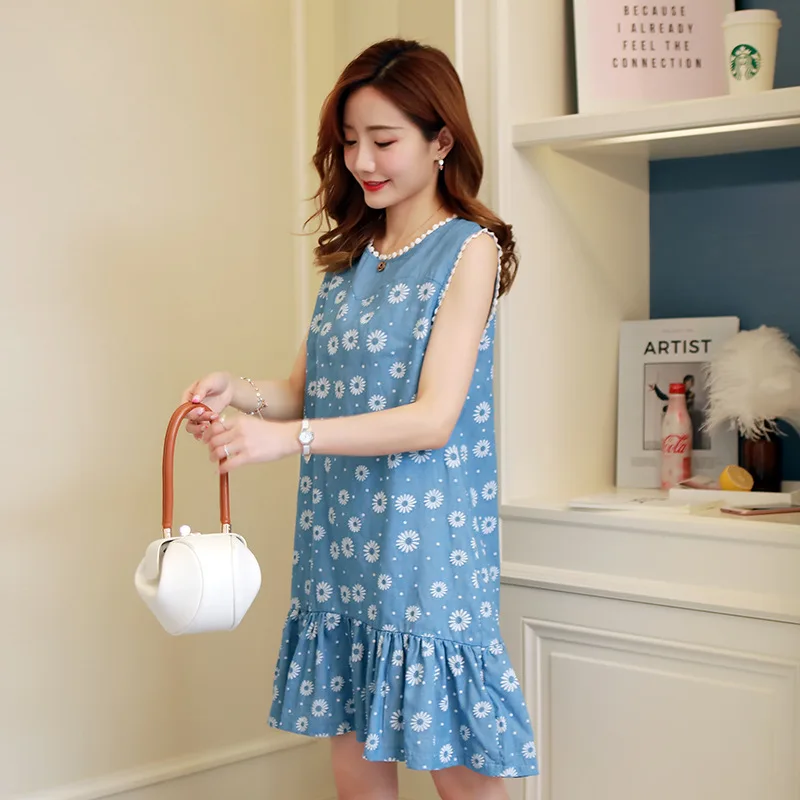 

Maternity Clothes 2019 Spring New Style Korean-style Fashion Pregnant Women Lace Dress