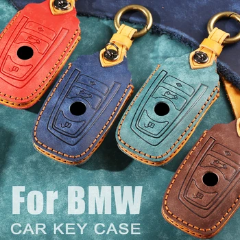 

Car Key Case Cover For BMW 520 525 F30 F10 F18 118i 320i 1 3 5 7 Series X3 X4 M3 M4 M5 Car Styling Leather Protection Key Shell