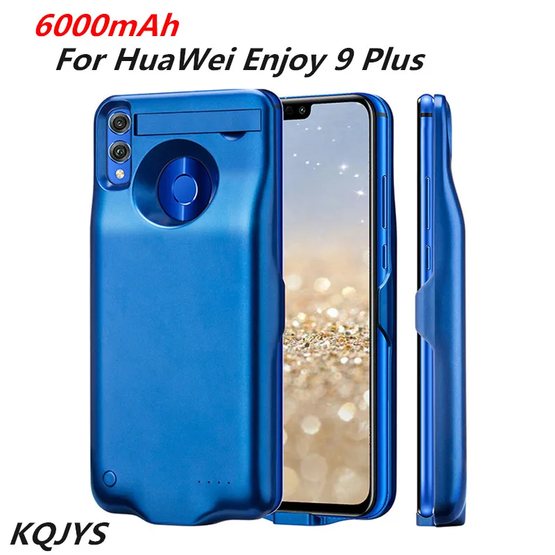 

KQJYS External Backup Battery Power Case For Huawei Enjoy 9 Plus Battery Case Power Bank Battery Charger Cases For Enjoy 9 Plus