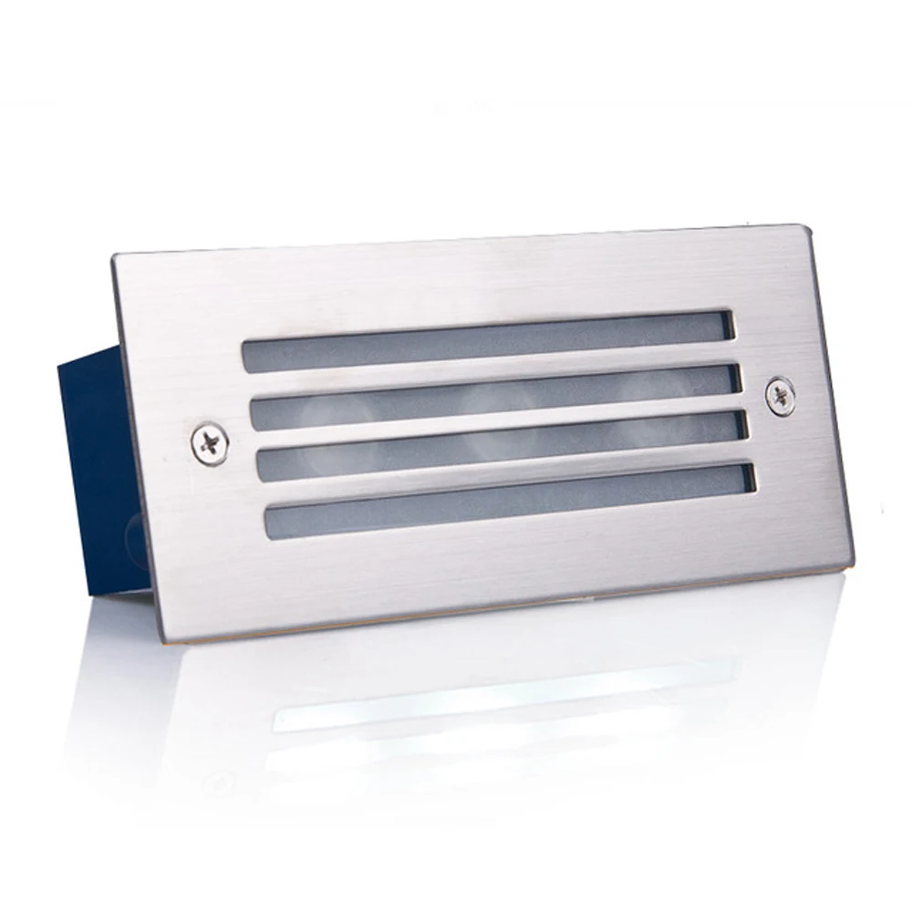 Lampada Ad Angolo A Led Luci A Pedale 3W 85-265V 110V 220V 12V Luci Da Parete Integrate Luci A Gradino Scale Esterne Luce Lampada Sotterranea