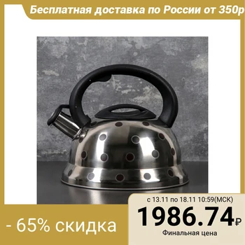 

Whistling kettle 2.8 l "Peas", changes color when heated