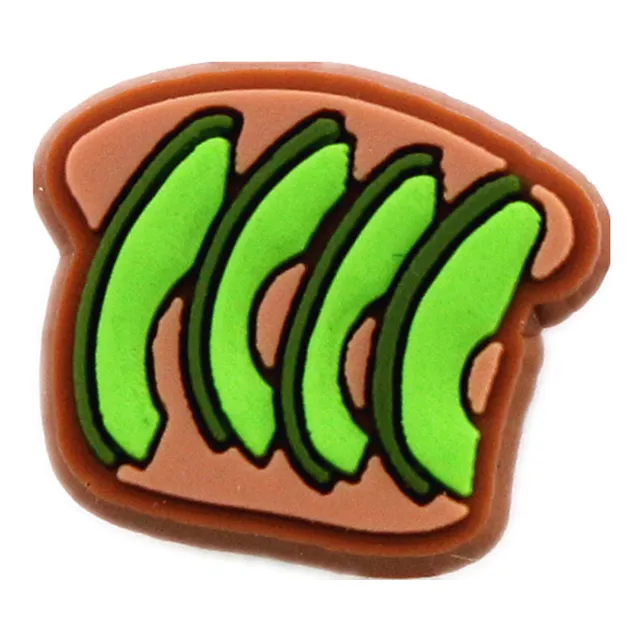 31 Kinds of Fitness Medical Food Shoe Charms Accessories Cute Animals PVC Shoe Decoration for Croc jibz Kids Party X-mas Gifts Cucumber