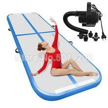 Промо-акция! надувной воздушный трек с насосом Мини Размер 1-3 м воздушный трек коврики для тренажерного зала Домашнего Использования Надувной Воздушный пол