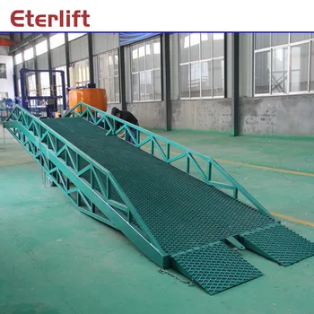 

Manual/Electrical Mobile Ramp Portable Loading Dock Ramp for Workshop