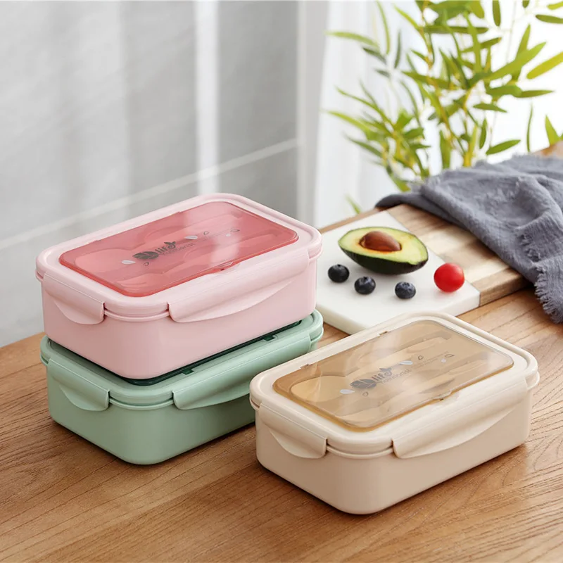 TUUTH микроволновая коробка для завтрака без BPA несколько сеток Bento Box используется