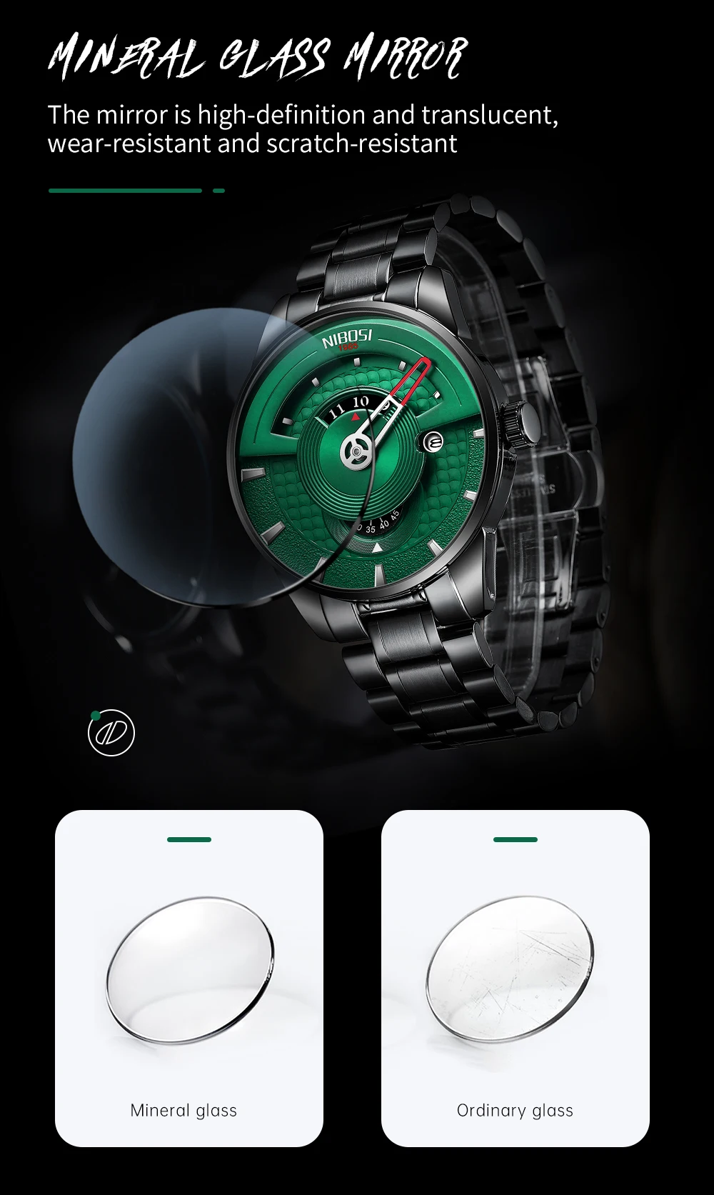 Quartz & Stainless Watch 2509 Nibosi