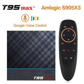 

Android 9.0 TV Box Amlogic S905X3 T95 MAX Plus 5G Wifi 4K 8K 60fps H.265 Netflix Youtube Smart Android TV Box X3 T95MAX