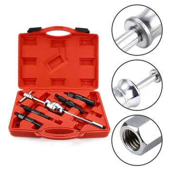 

5PCS Blind Hole Slide Hammer Internal Bearing Puller Hole Remover Extractor Kit Slide Hammer Automotive Repair Tool HWC